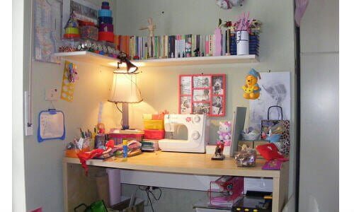 How to organize your craft room image via flickr serenilly