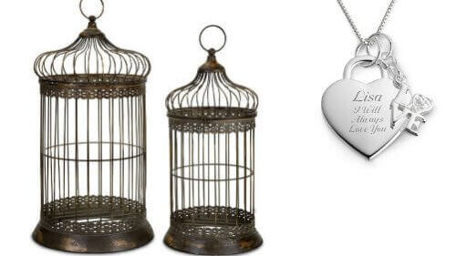 cropped antique bird cage
